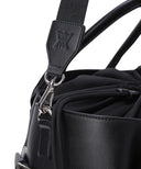 String Boston Bag - Black