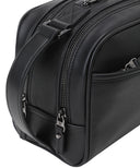 Unisex 3Way Zipper Pouch Bag - Black