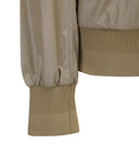Women's Incision Coloring Point Jacket - Dark Beige
