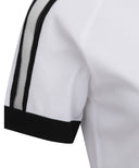 ANEW Golf Women's SM Mesh Patch Short Sleeve Sweater - White