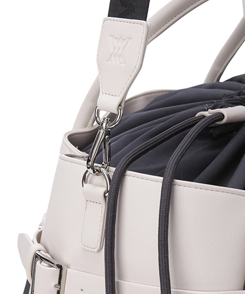 String Boston Bag - Gray