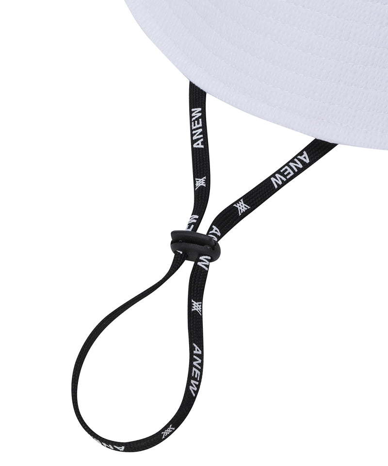 ANEW Golf Uni SeerSucker Bucket Hat - White