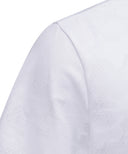 ANEW GOLF Men's SM Jacquard Hybrid Short T-Shirt - White