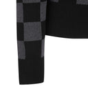 Women's Check Board Pullover - Black