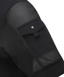 ANEW Golf Women's SM Hoody Pocket Short T-Shirt - Black