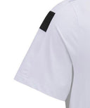 Men Ice Dots Incision Point Short T-Shirt - White