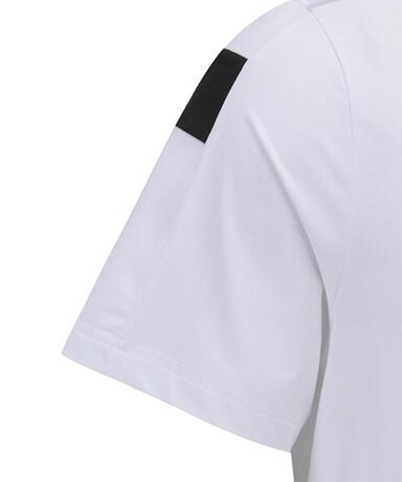 Men Ice Dots Incision Point Short T-Shirt - White