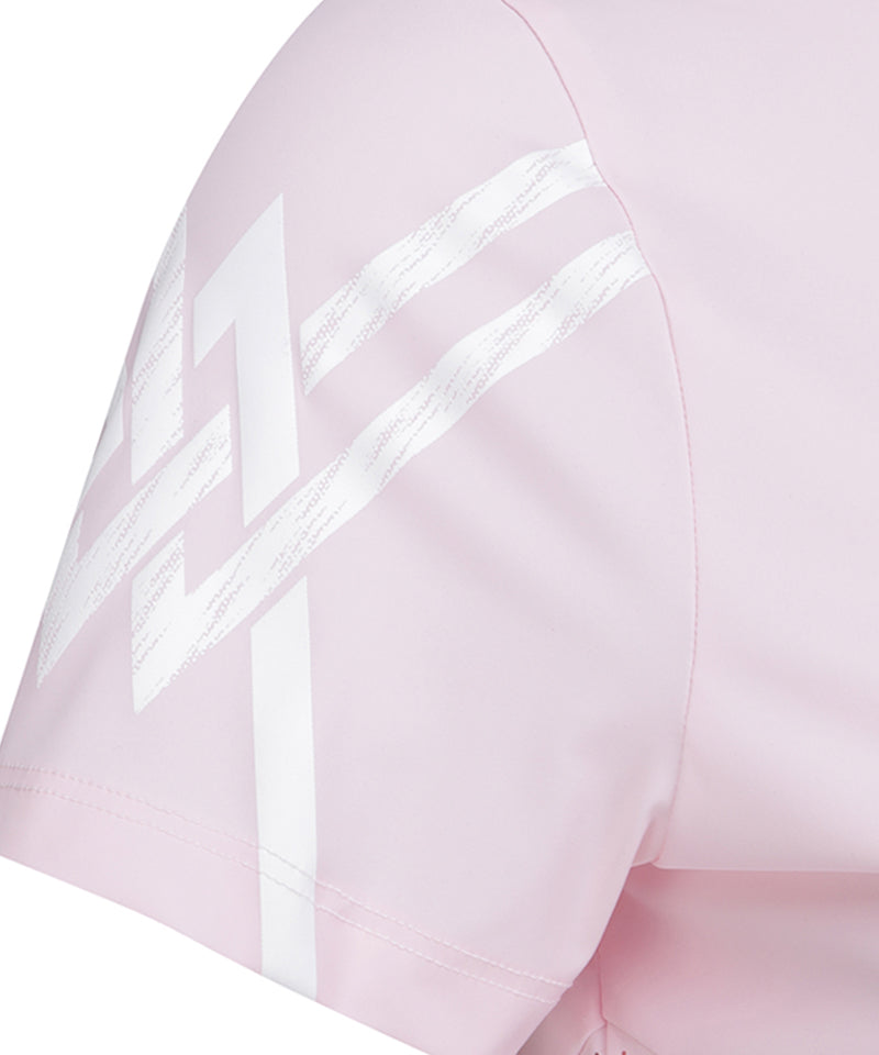 ANEW Golf Women's SM Logo Point Short T-Shirt - Light Pink