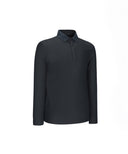Men's Collared Logo Embo L/TS - D/Gray