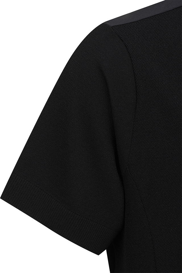 Men's FA Hybrid Short Sleeve Sweater - Black
