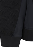 Men's FA Logo Pattern Sweatshirt - Black