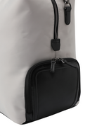 Uni Logo Intaglio Boston Bag - Beige