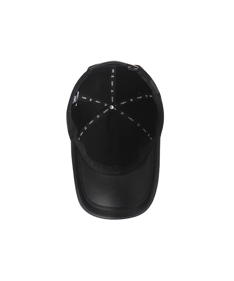 Unisex Big Wording Cap - Black