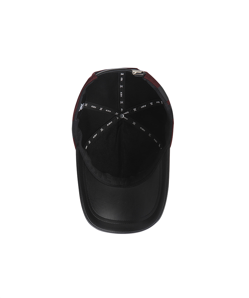 Unisex Big Wording Cap - Burgunday