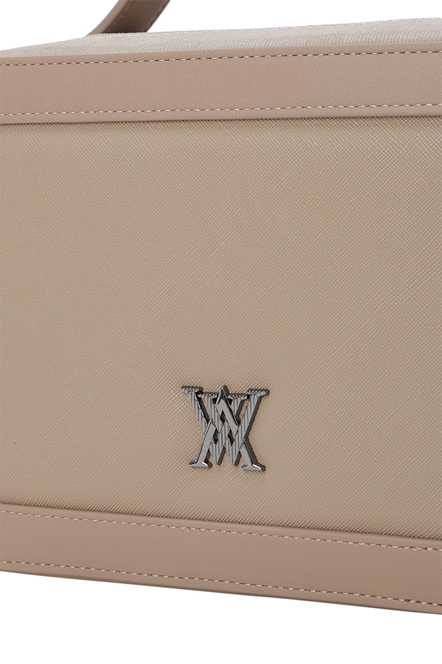 Uni Square 3Zip Pouch - Beige