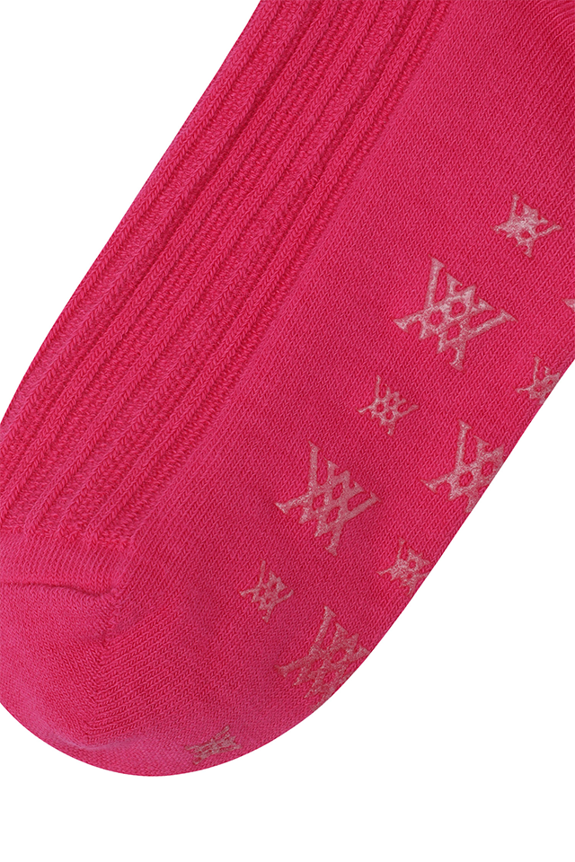 Women's Seasonal Socks - Hot Pink