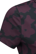 ANEW Golf Women's FA Flower Pattern Short T-Shirt - Burgundy