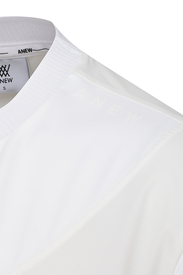 Women's FA Hybrid Round Short T-Shirt - White – Anew Golf USA