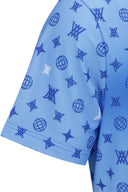 Men's SM Gradation Pattern Short T-Shirt - Royal Blue