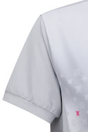 ANEW Golf Women's SM Gradation Pattern Short T-Shirt - Light Grey