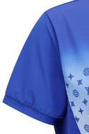 ANEW Golf Women's SM Gradation Pattern Short T-Shirt - Royal Blue