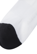 Women's Blocks Medium Neck Socks - Off White