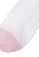 Women's Blocks Medium Neck Socks - Pink