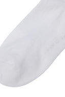Women's 120 Medium Neck Socks - Off White