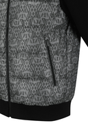 Men's WI Big Logo Hybrid Down Jacket - Grey