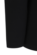 Men's WI Brushed Fleece Long T-Shirt - Black
