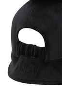 Women's Short Earflap Cap - Black