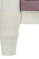 Women's WI Hybrid High Neck Down Jacket - Dark Pink