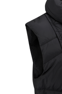 Women's WI High Neck Down Vest - Black