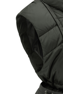 Women's WI High Neck Down Vest - Khaki