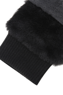 Women's Mitten Gloves - Black