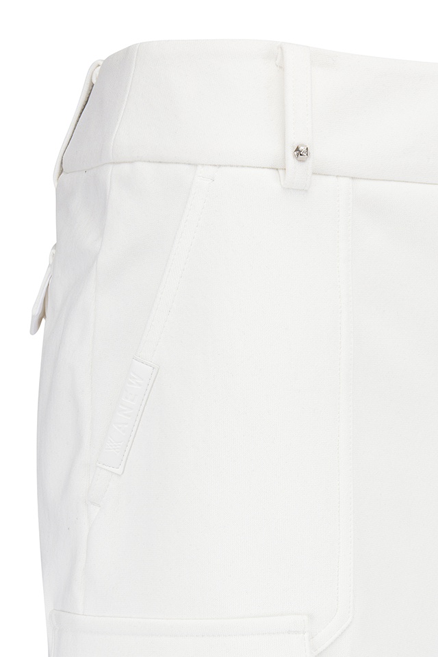 Women's WI Brushed Fleece H Line Skirt - Cream