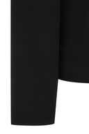 Women's WI Brushed Fleece Long T-Shirt - Black