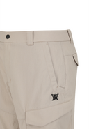 Men's Incision Pocket Half Pants - Beige