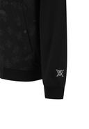 Men's Pattern Blocked Jacket - Black