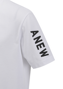 Men's Solid Round Short Sleeve T-Shirt - White