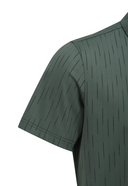 Men's Solid Half Zip T-Shirt - Dark Green