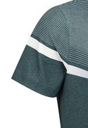 Men's Mock Neck Short Sleeve T-Shirt - Dark Green