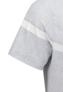 Men's Mock Neck Short Sleeve T-Shirt - Light Grey