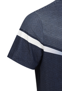 Men's Mock Neck Short Sleeve T-Shirt - Navy