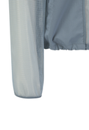 Women's Hooded Athleisure Jacket - Light Grey