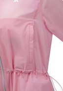 Women's Mid Length Hooded Jacket - Pink