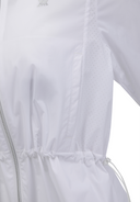 Women's Mid Length Hooded Jacket - White