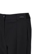Women's Band Tapered Pants - Black