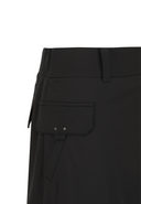 Women's Cargo Wrap Skirt - Black