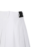 Women's Layered Pleats Skirt - White